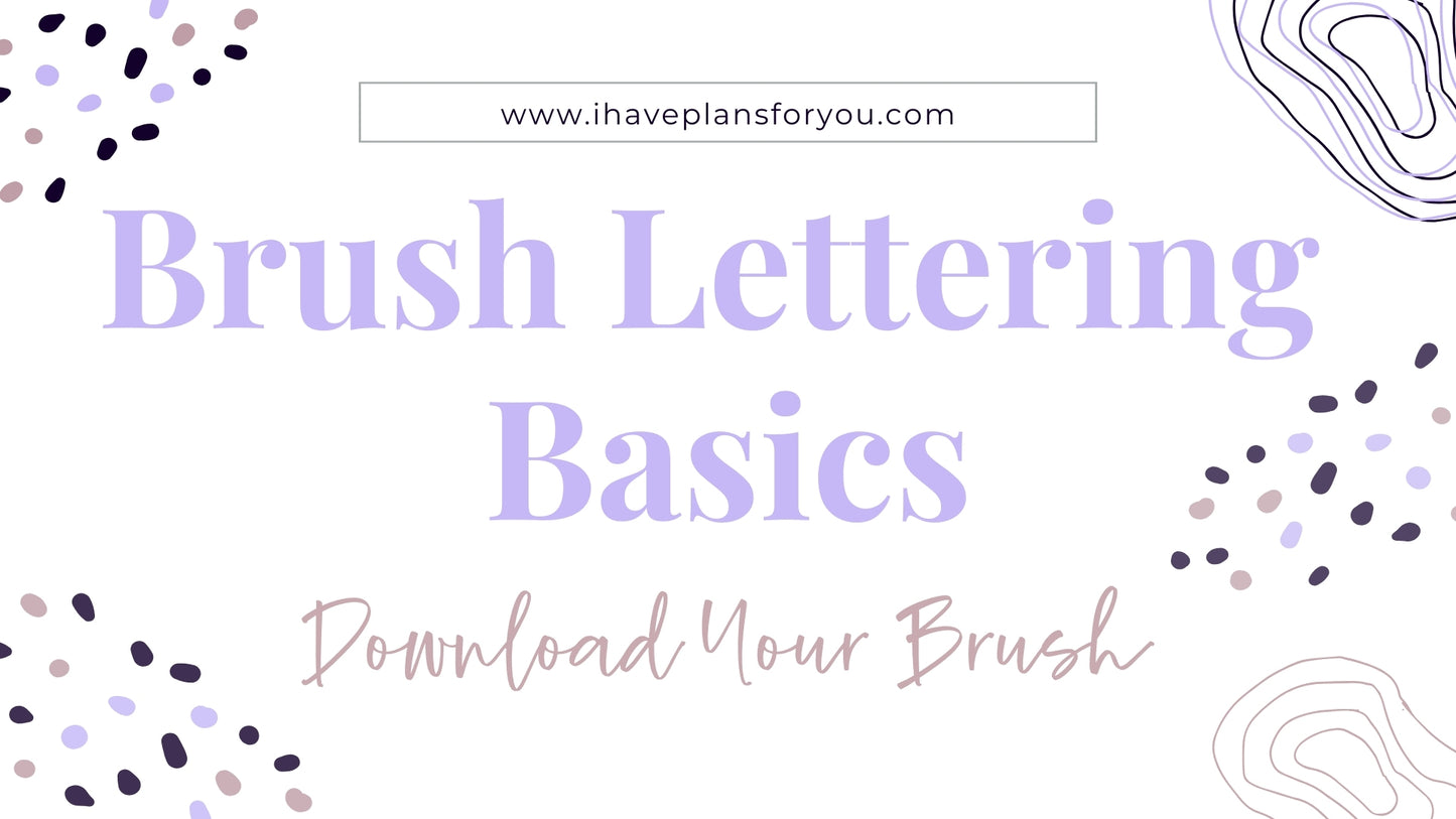 Brush Lettering Basics Course