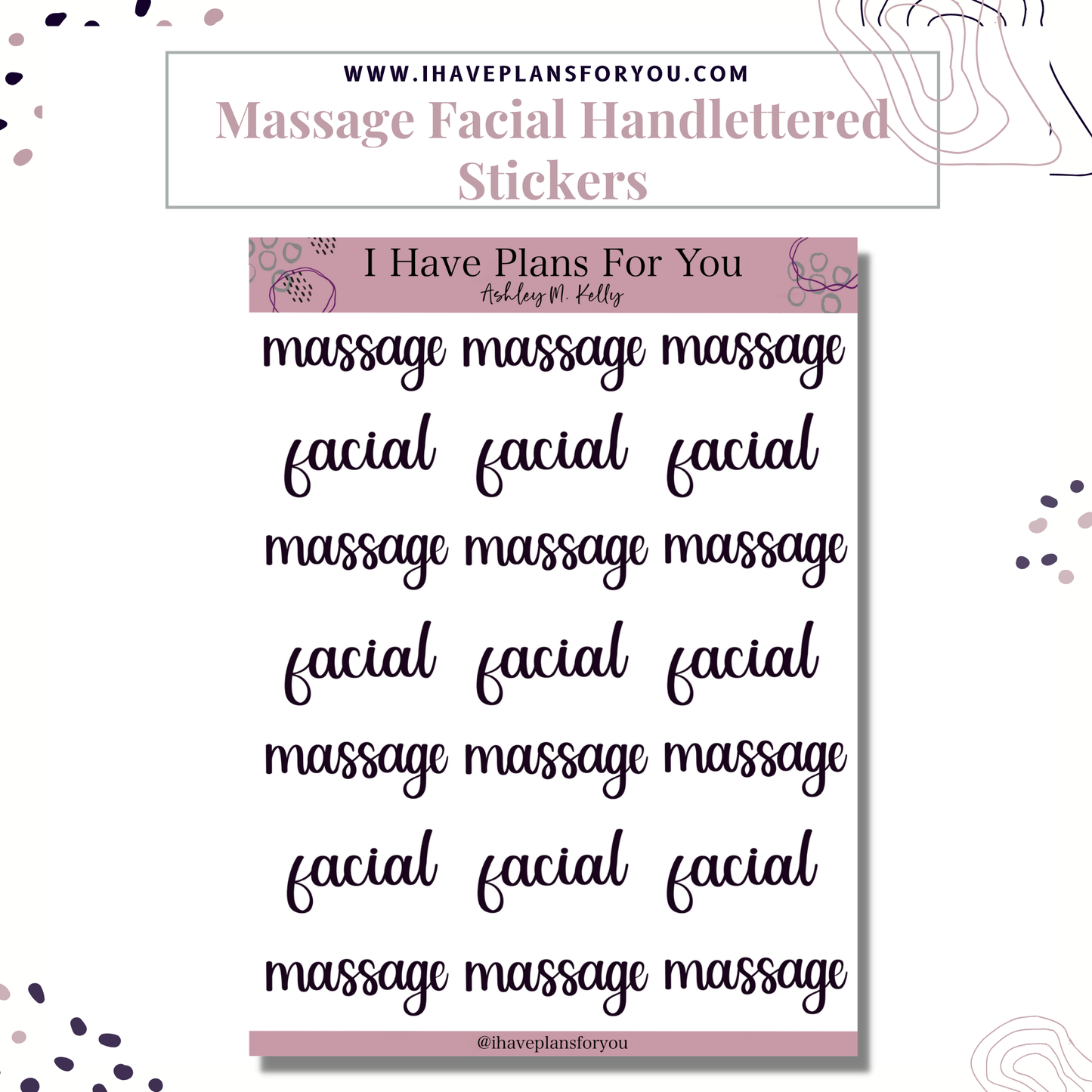 Self Care Sticker Set
