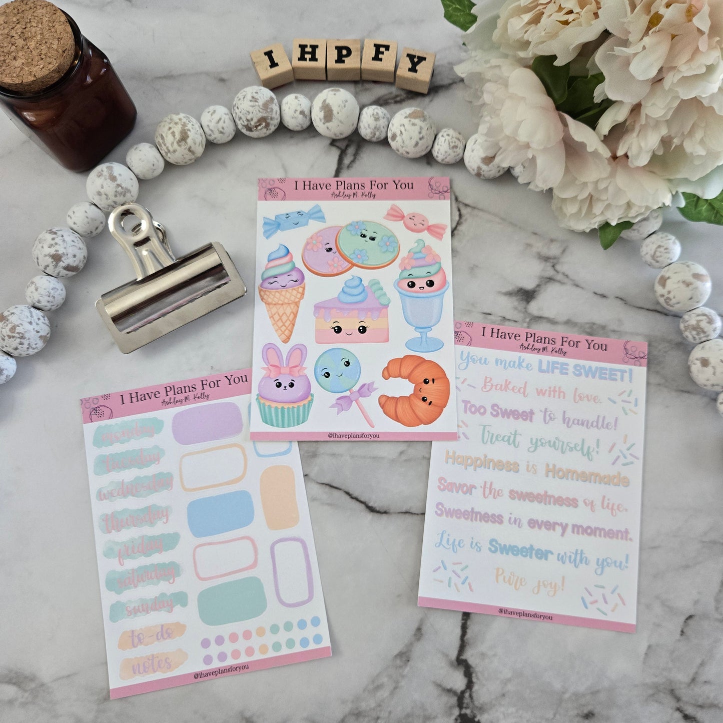 Pretty Yummy Treats (P.Y.T.) Stickers