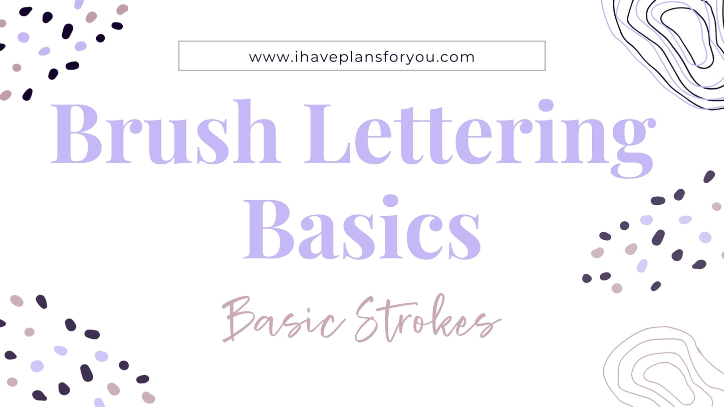Brush Lettering Basics Course