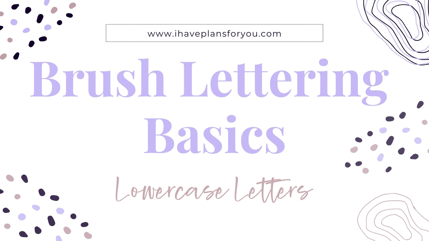 Brush Lettering Basics Course
