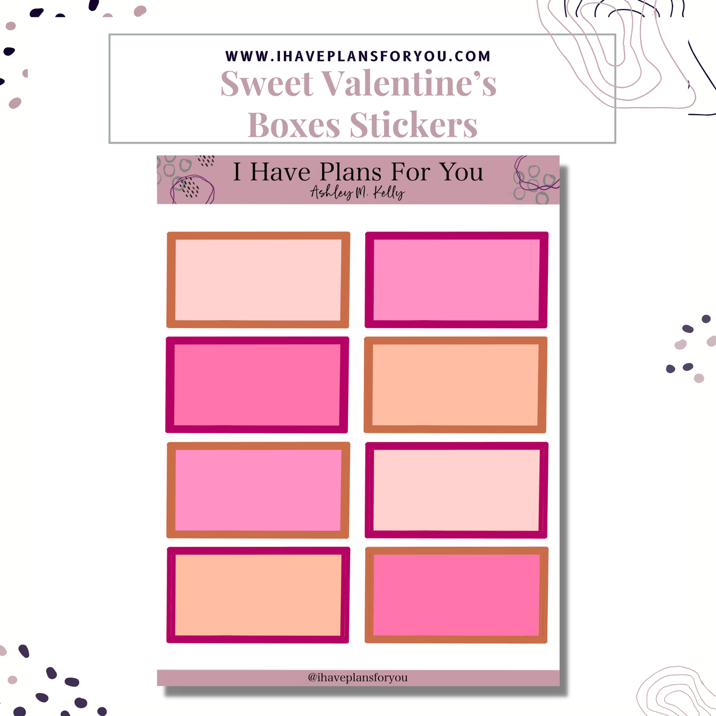Sweet Valentine Sticker Set