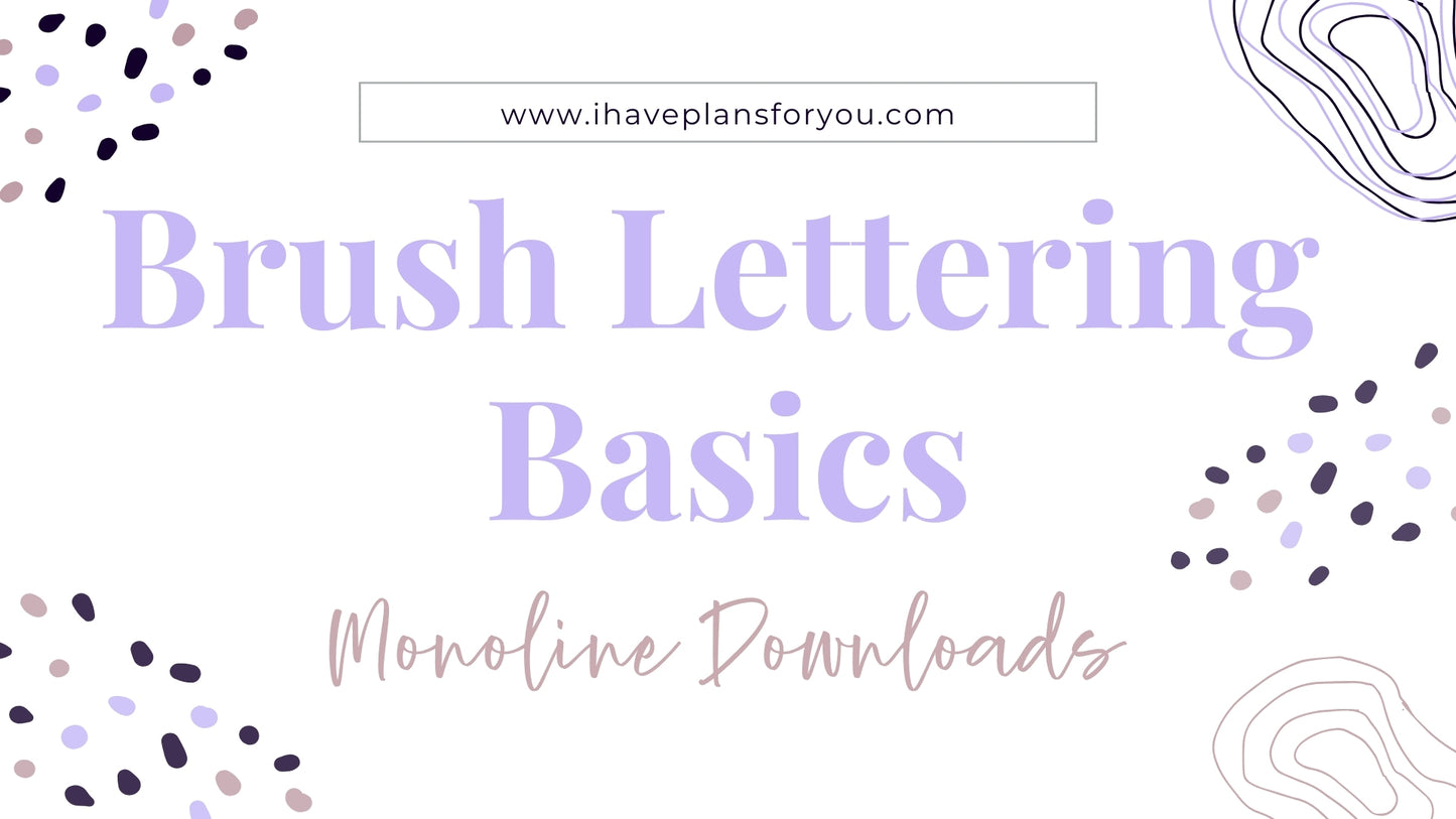 Brush Lettering Basics Course