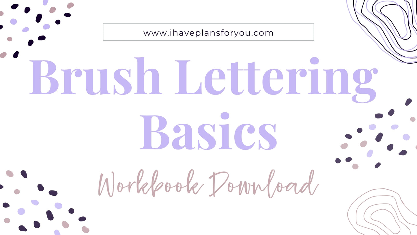 Brush Lettering Basics Course