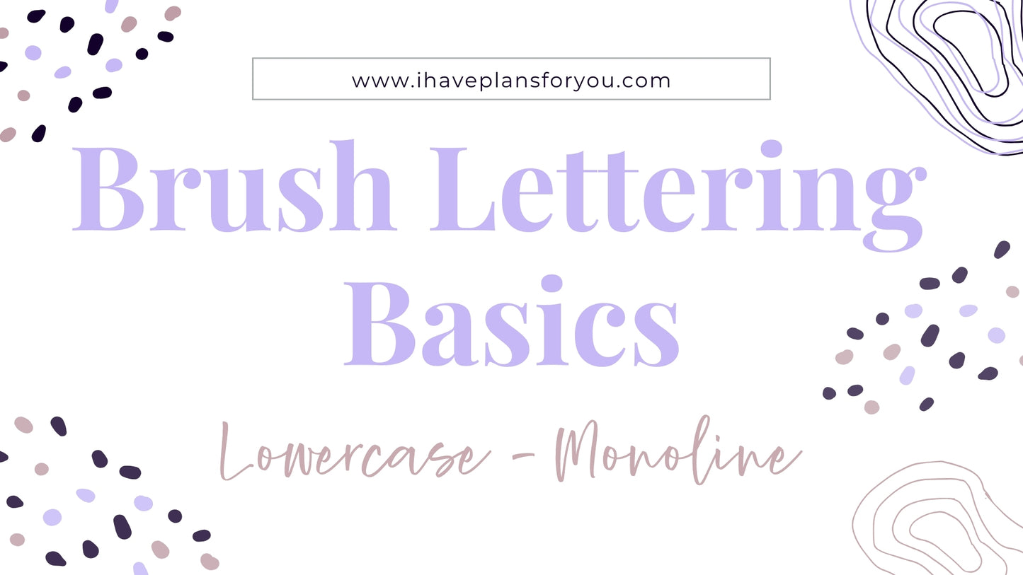 Brush Lettering Basics Course