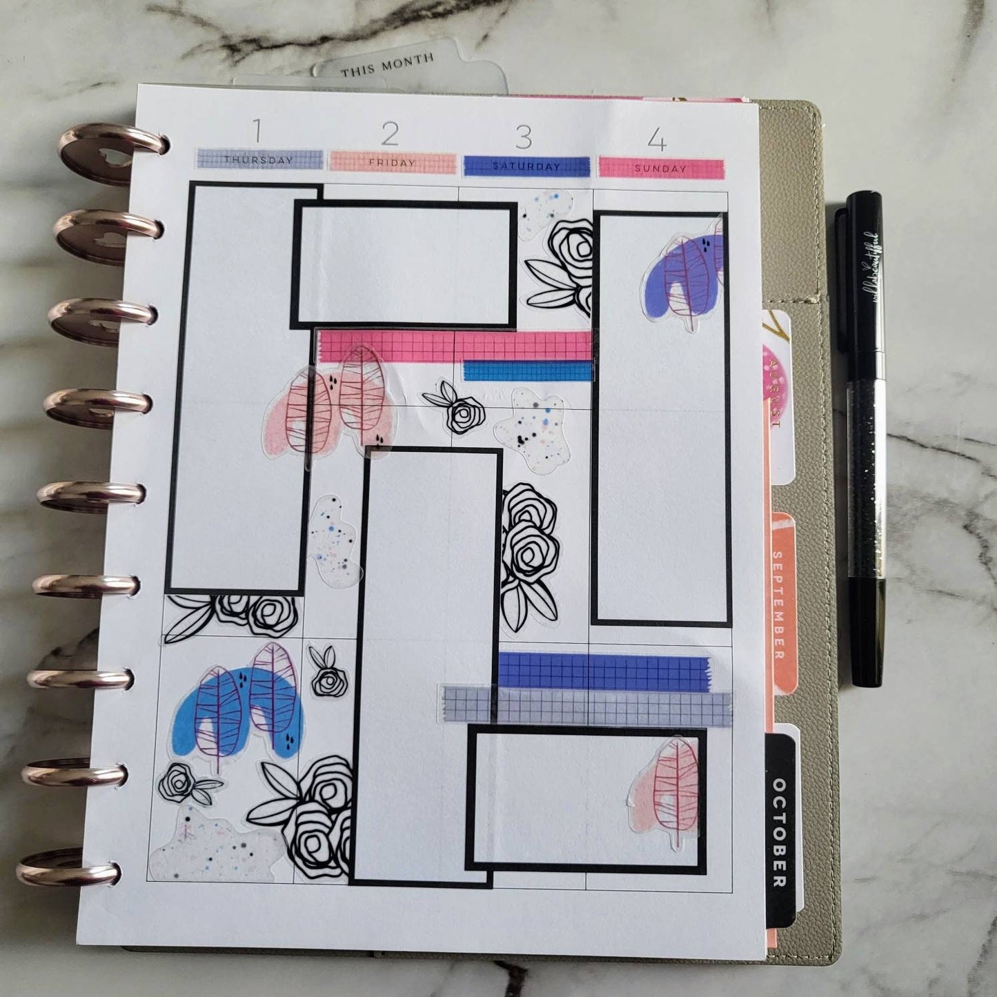 Abstract Moths and Moods Sticker Set