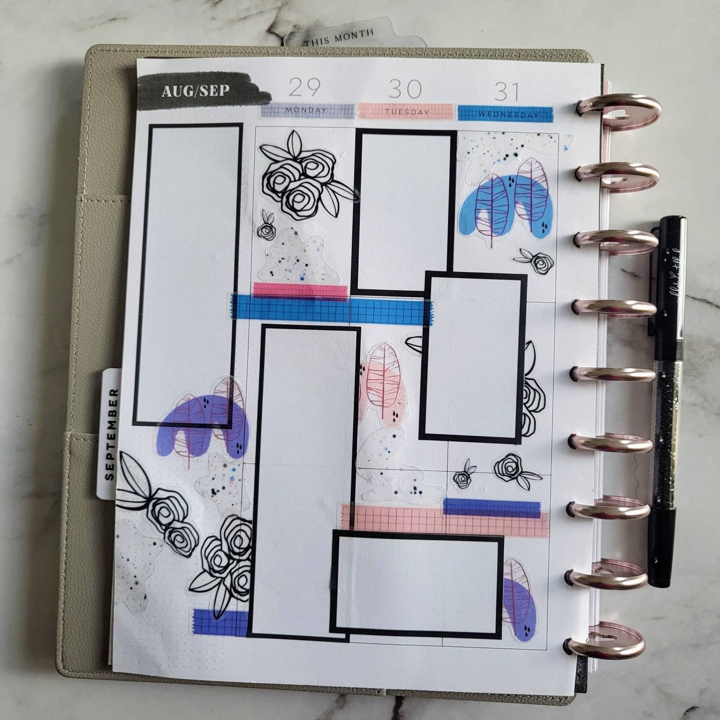 Abstract Moths and Moods Sticker Set