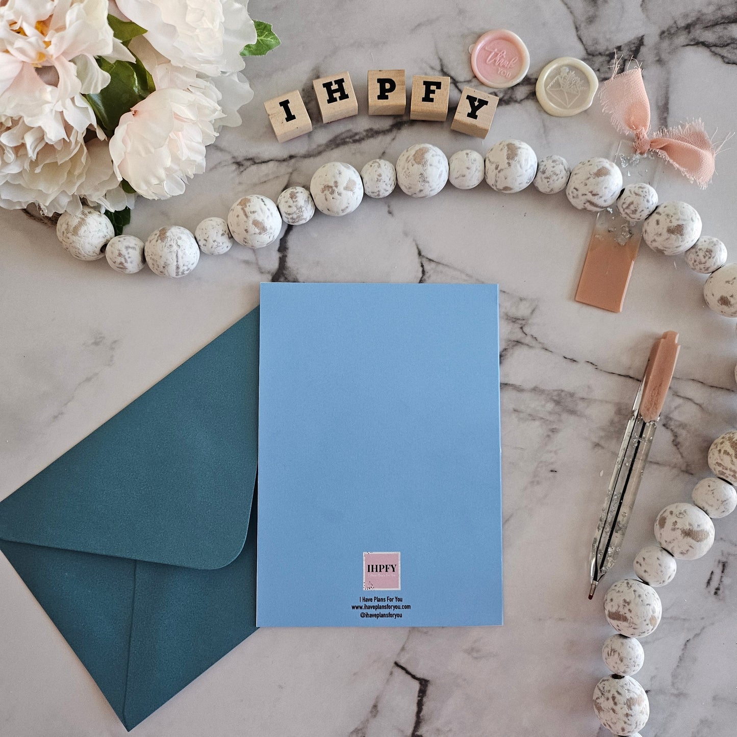 Blossoming Beginnings Floral Greeting Card