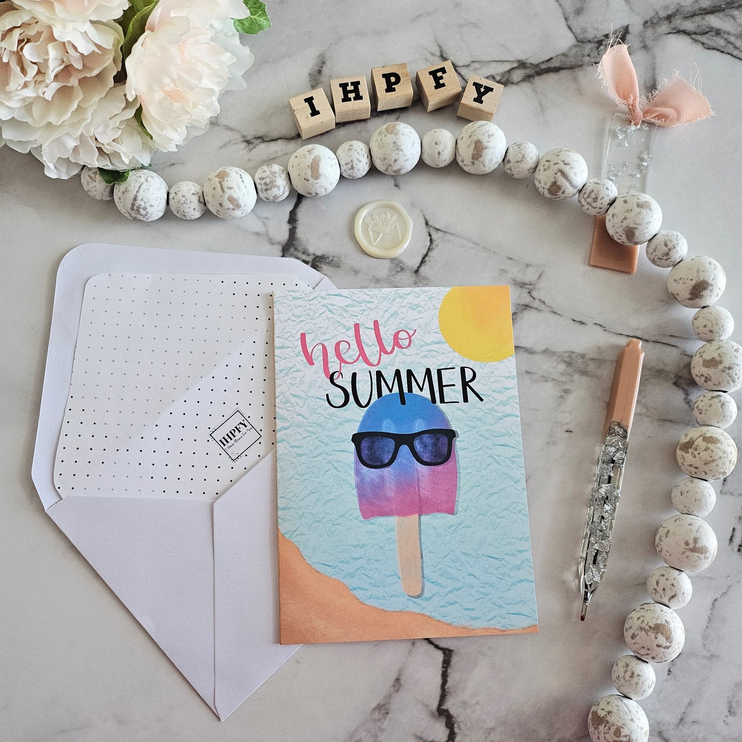 Hello Summer Greeting Card