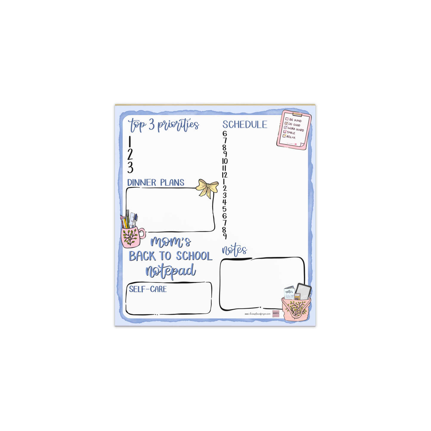 Class Collection Mom Notepad
