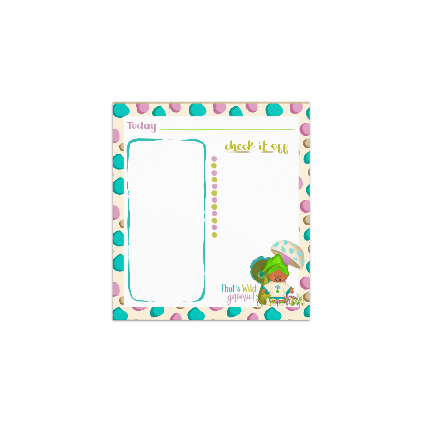 Shroomy Little Gnomes Notepad
