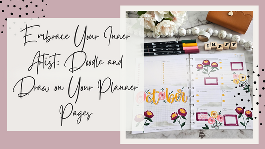 Blog Image for Enhance Your Inner Artist and Drawing In Your Planner by I Have Plans For You