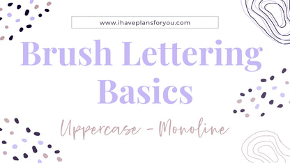 Brush Lettering Basics Course
