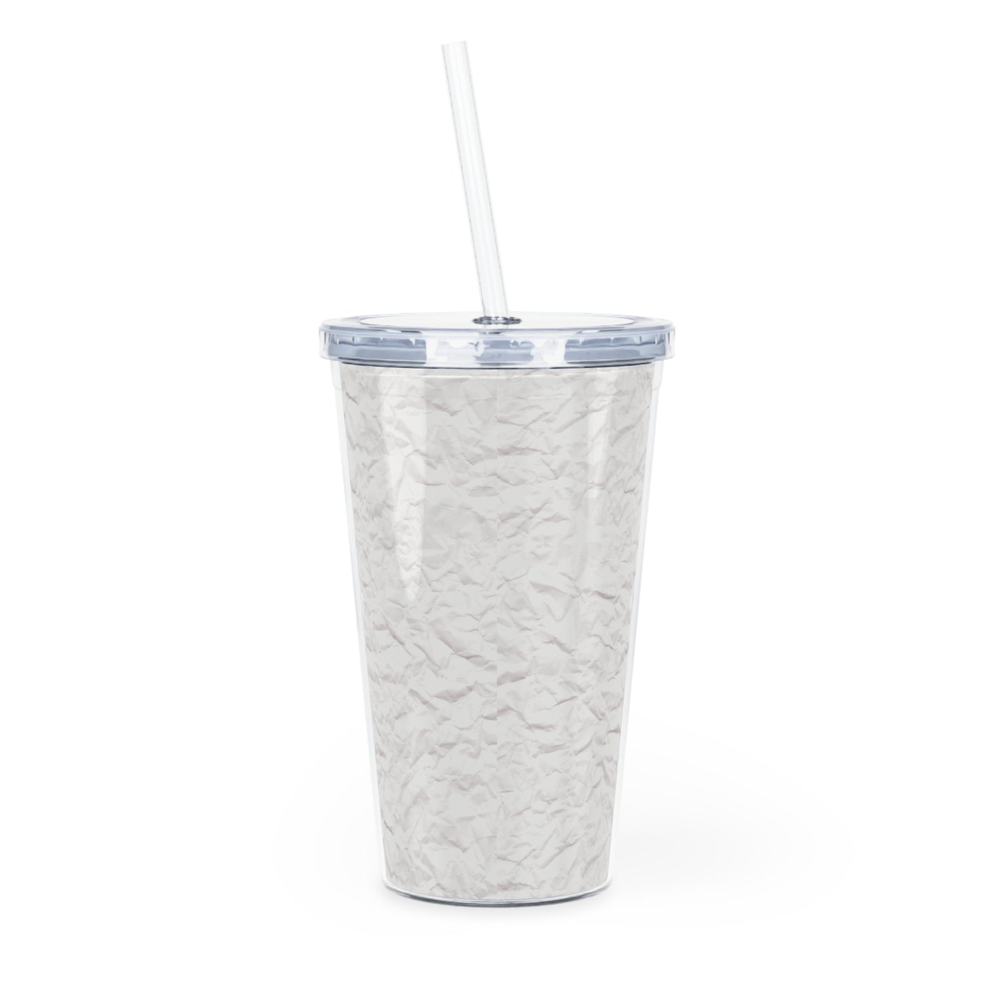 Macaron & Sip Social Plastic Tumbler with Straw