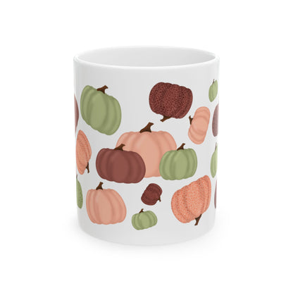 Pumpkin Pattern Ceramic Mug