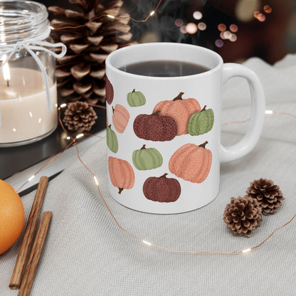Pumpkin Pattern Ceramic Mug