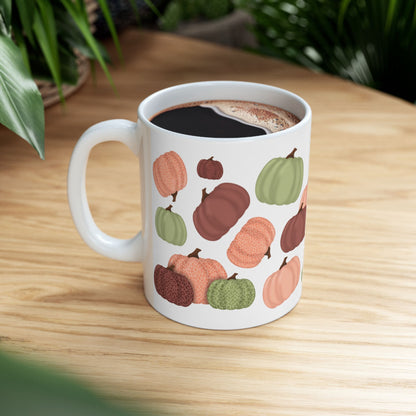 Pumpkin Pattern Ceramic Mug