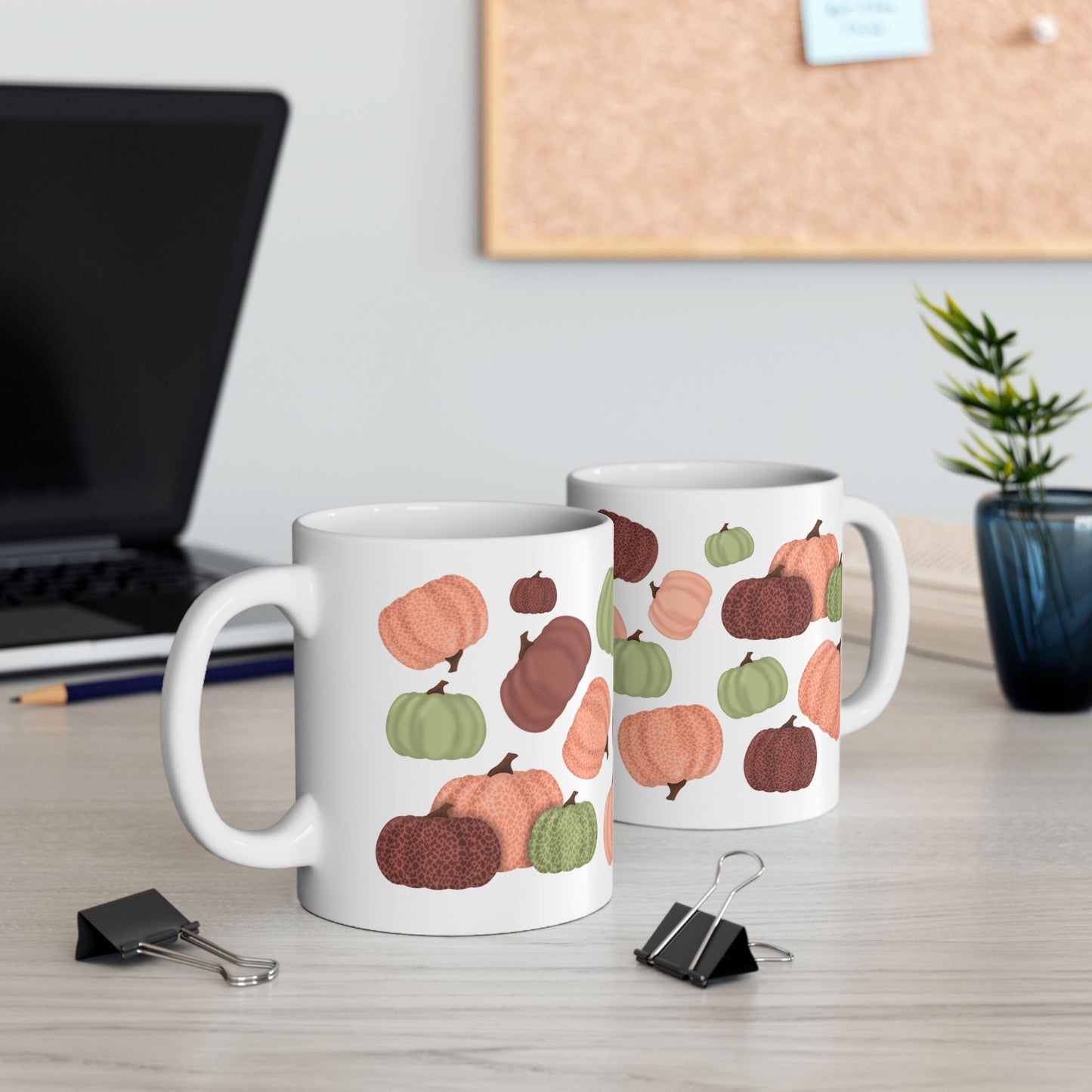 Pumpkin Pattern Ceramic Mug