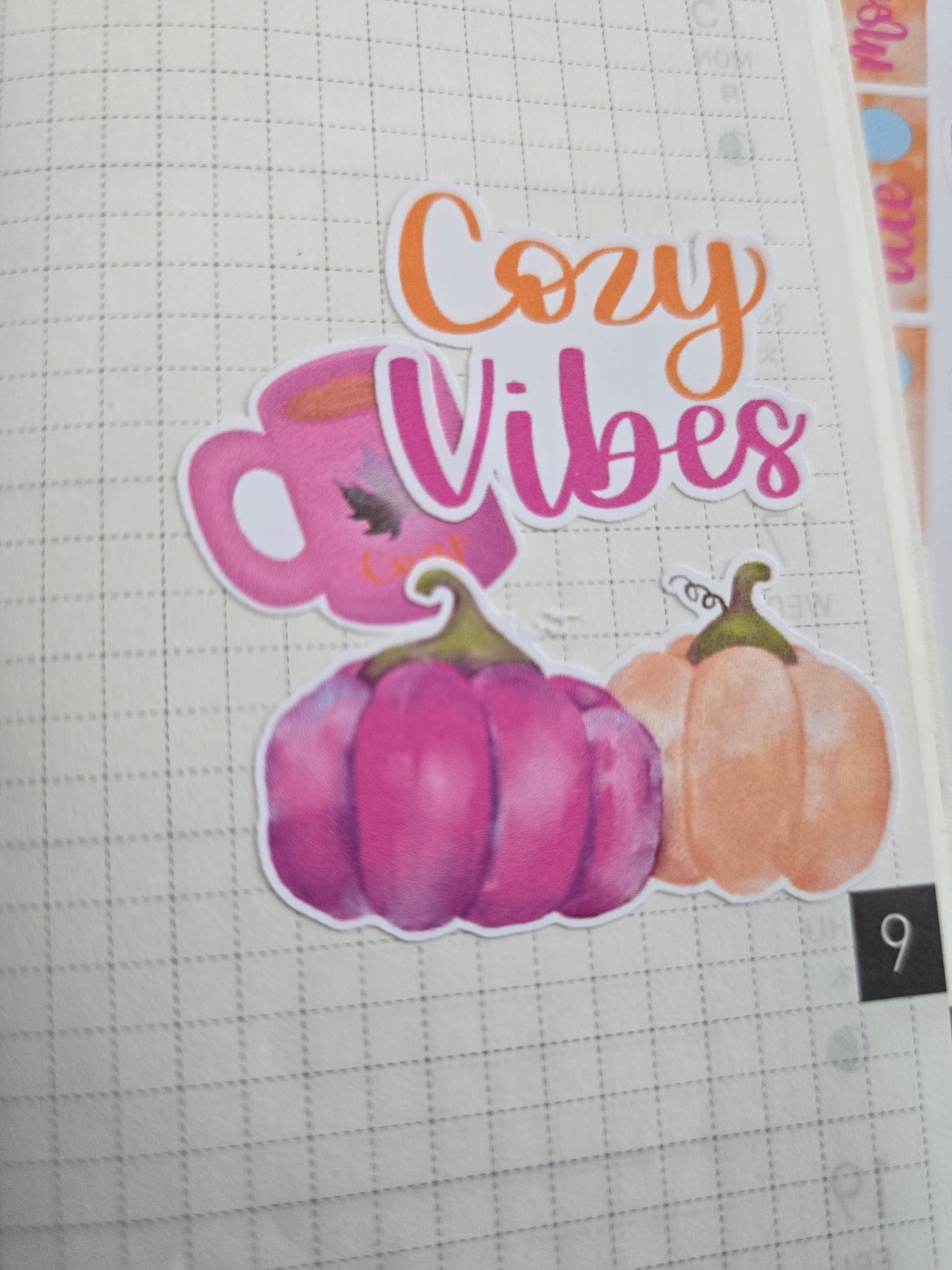 Bright Cozy Fall Hobonichi Weeks Stickers