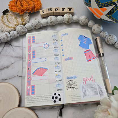 Soccer Season Hobonichi Weeks Stickers