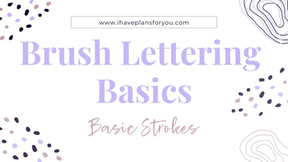 Brush Lettering Basics Course