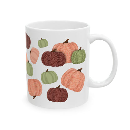 Pumpkin Pattern Ceramic Mug