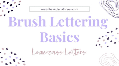 Brush Lettering Basics Course