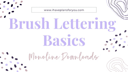 Brush Lettering Basics Course