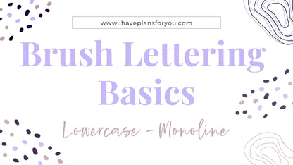 Brush Lettering Basics Course
