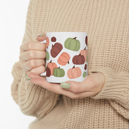 Pumpkin Pattern Ceramic Mug