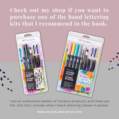 Brush Lettering Basics Workbook Download