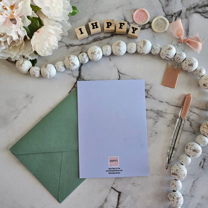 Floral Growth Greeting Card