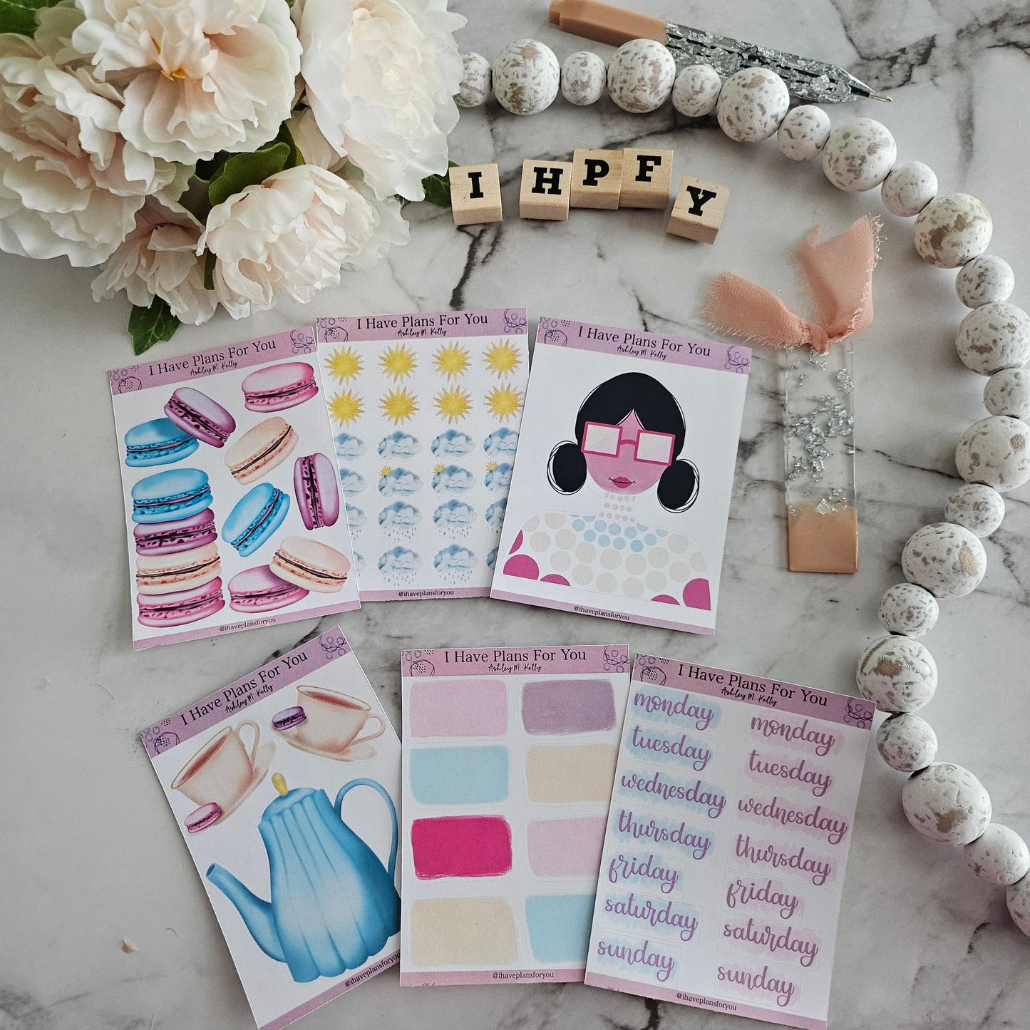Abstract It Girl Sticker