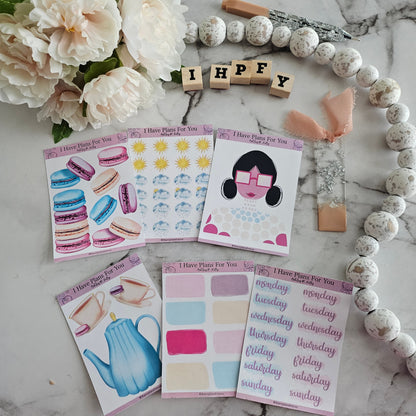 Abstract It Girl Sticker