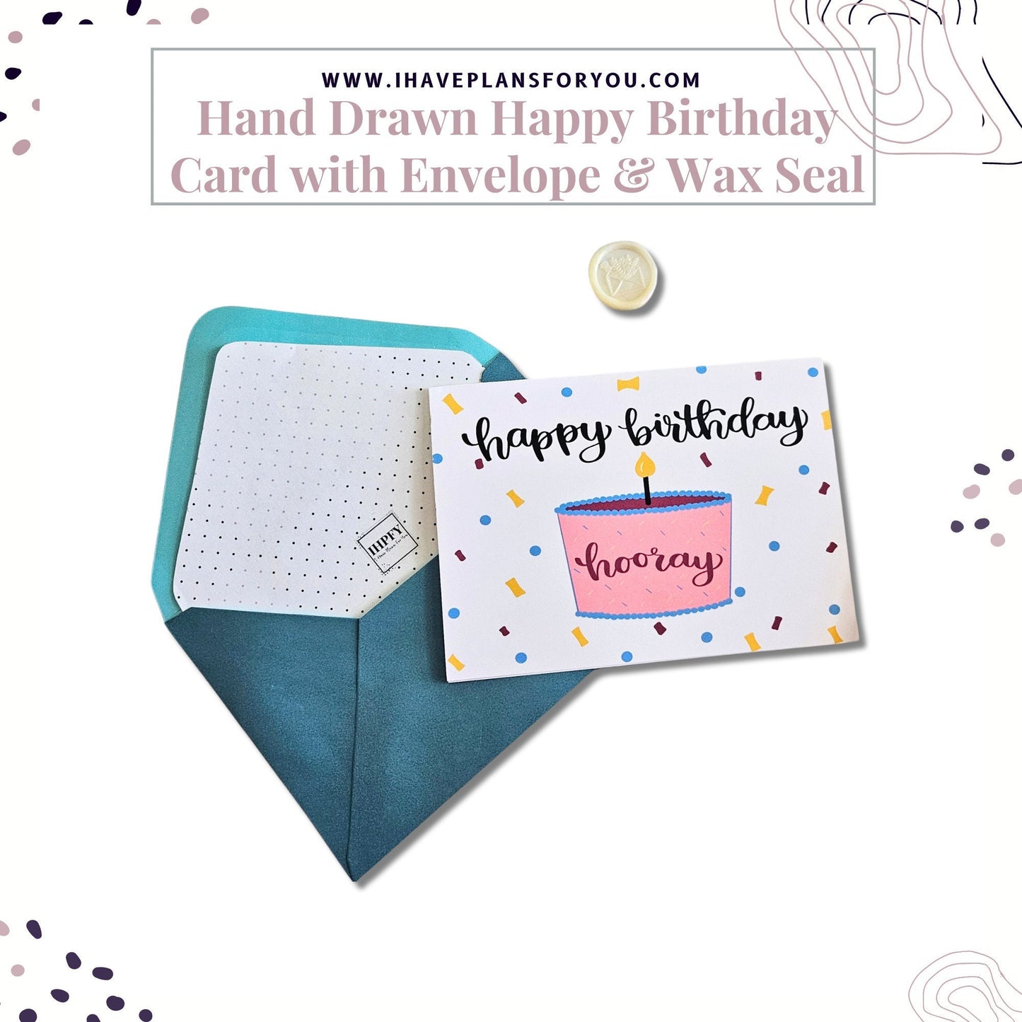 Happy Birthday Confetti Greeting Card