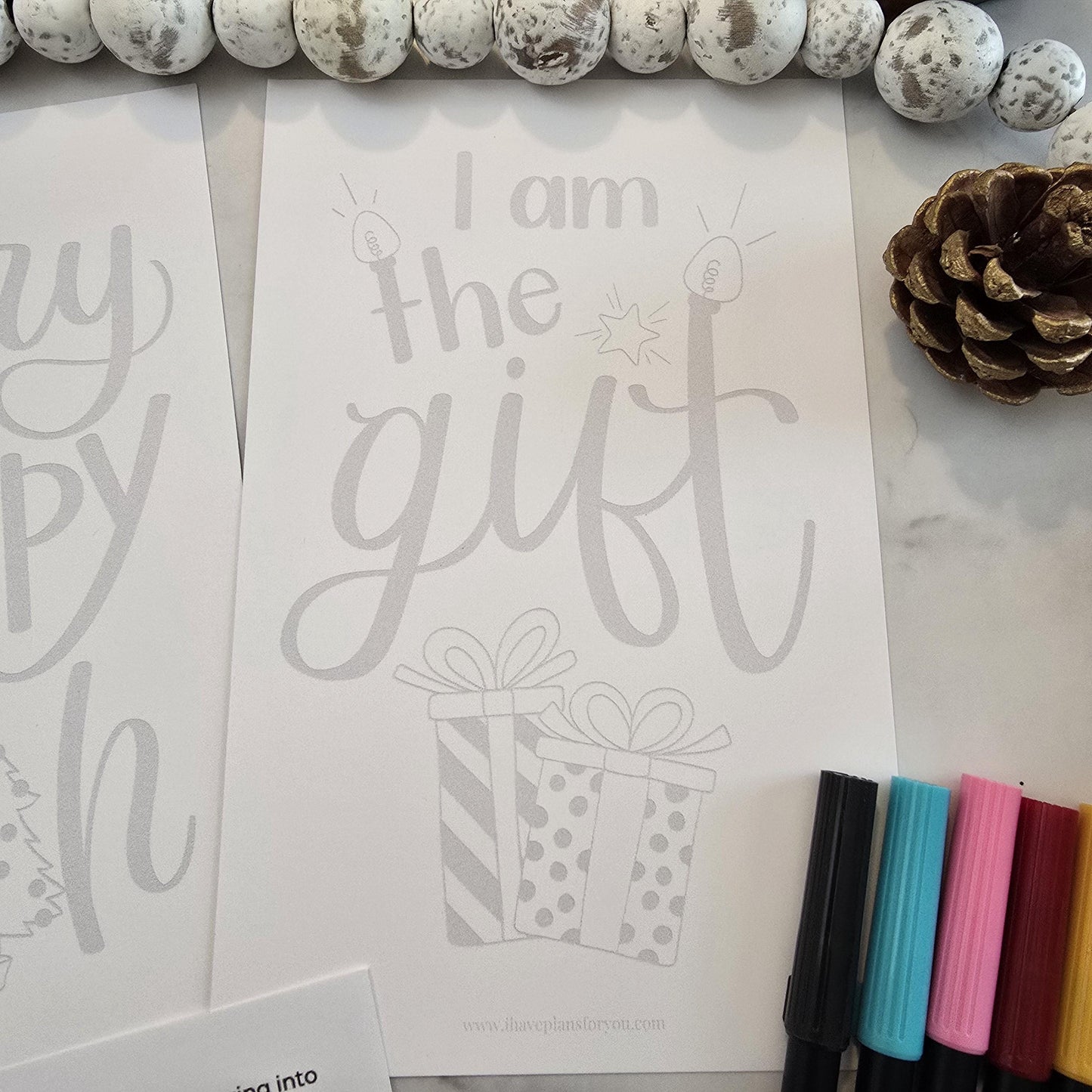 Glimmer and Grin Christmas Lettering Kit
