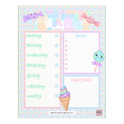 Pretty Yummy Treats Notepad