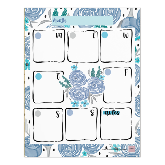 Floral Resilience Weekly Notepad