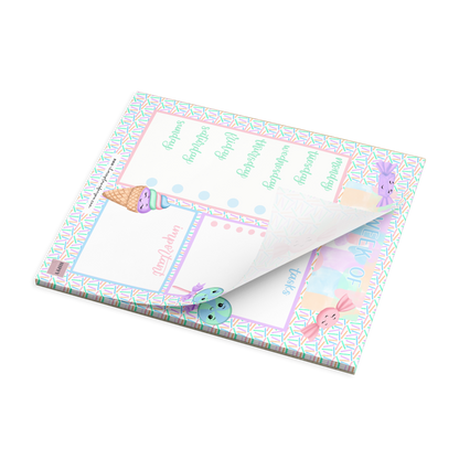 Pretty Yummy Treats Notepad