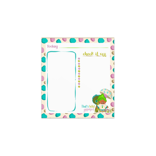 Shroomy Little Gnomes Notepad