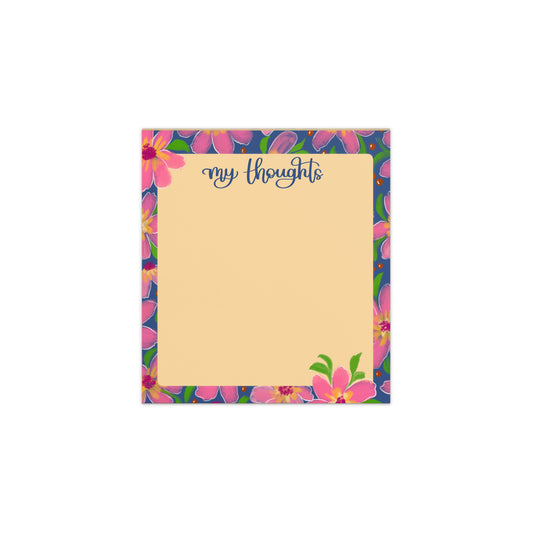 Berry Floral Burst Notepad