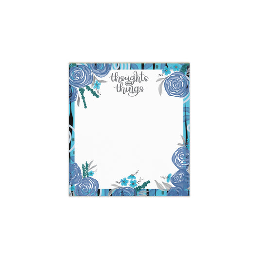 Floral Resilience Thoughts and Things Notepad