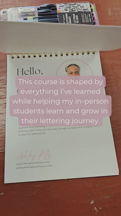 Brush Lettering Basics Course